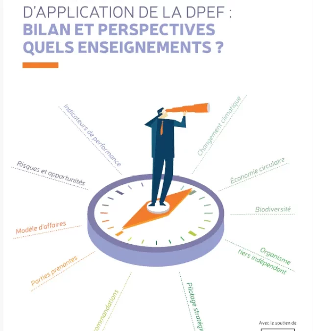 Première année d’application de la DPEF : Bilan et perspectives, quels enseignements ?