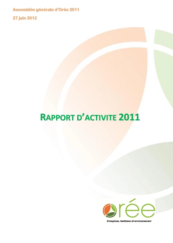 Rapport d'activité 2011