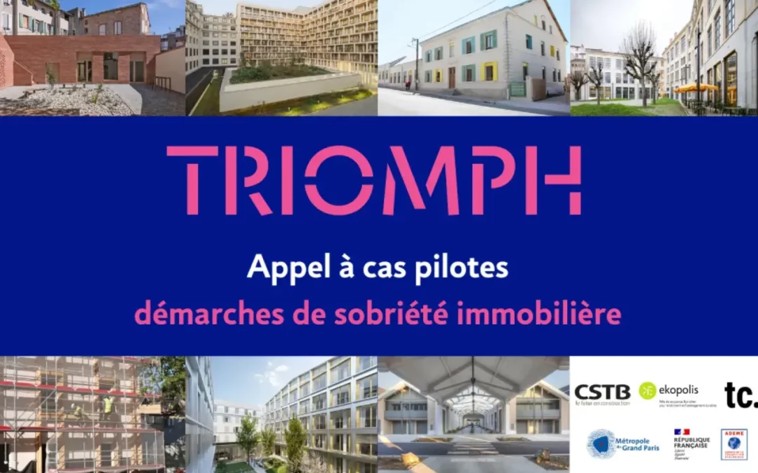 CSTB & Métropole du Grand Paris – Appel à cas pilotes pour le projet TRIOMPH : Reconversion et intensification des usages du bâti existant