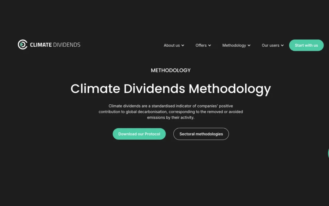 Climate Dividends – Consultation publique sur deux guides sectoriels