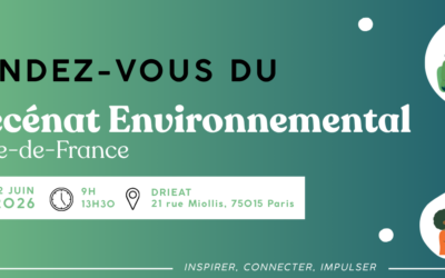 Partenaire – DRIEAT : 12 juin 2026 : Rendez-vous du mécénat environnemental en Île-de-France