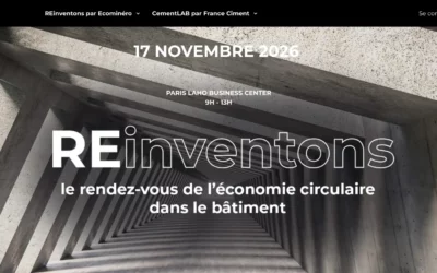 Ecominéro – 17 novembre 2026 – REinventons : recyclage, réemploi et innovation dans la filière minérale du bâtiment
